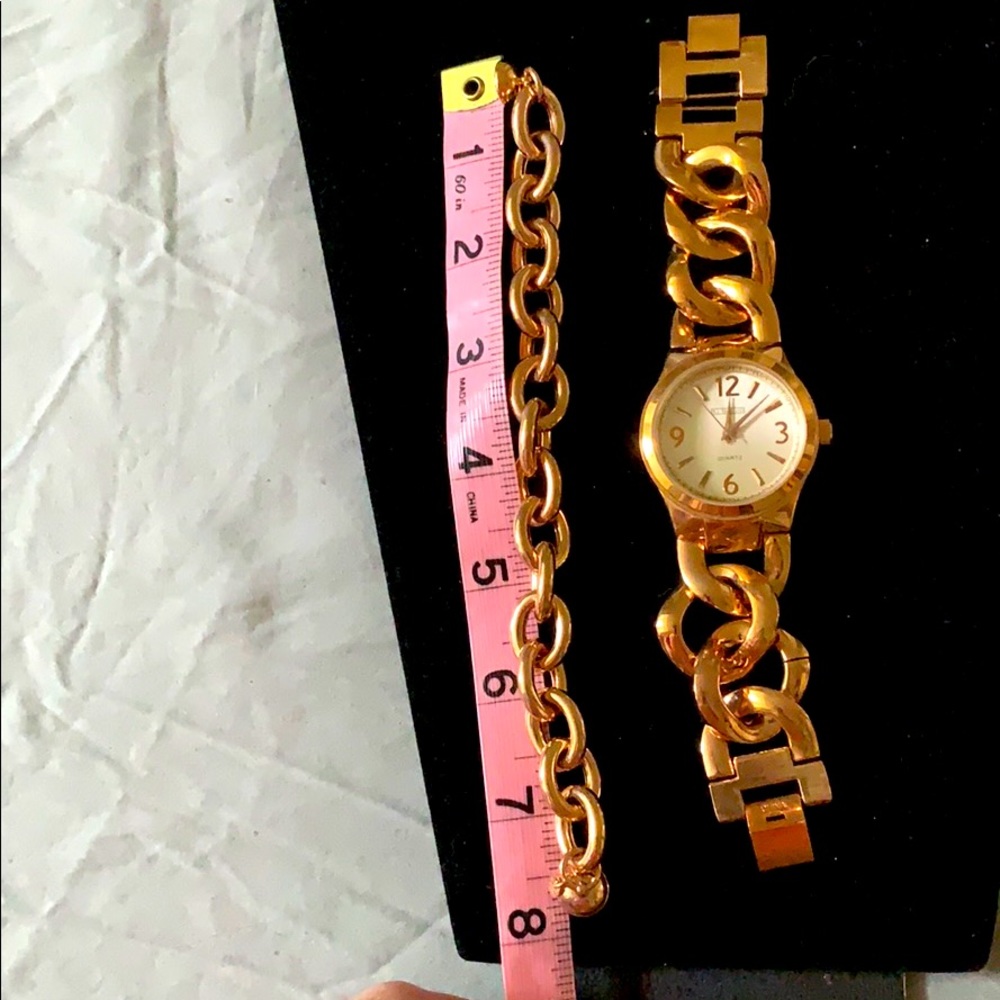 RJ Graziano Watch & rolo italy bracelet Set euc 7” - Picture 4 of 14